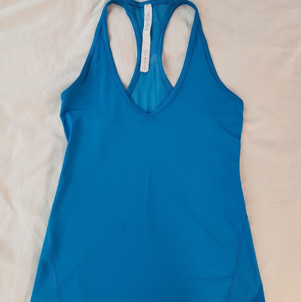 Blue Racerback Lululemon Tank